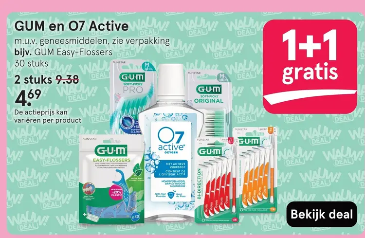 Aanbieding: GUM en O7 Active