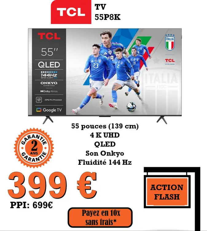 Offre: Tcl 55p8k
