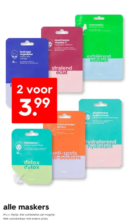 Promotie: Alle maskers