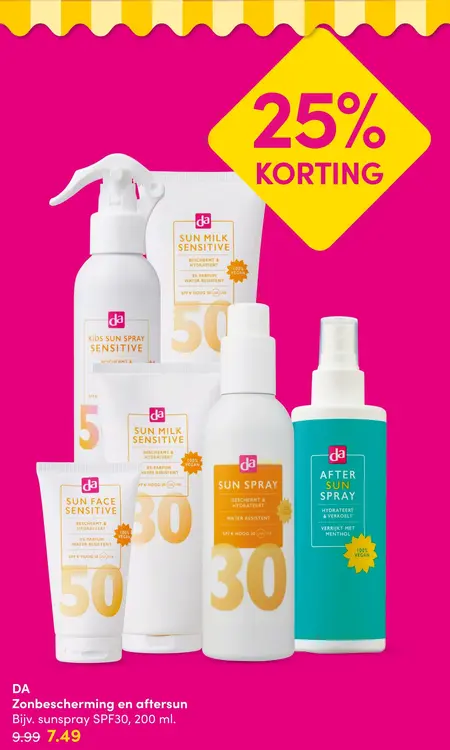 Aanbieding: Zonbescherming en aftersun