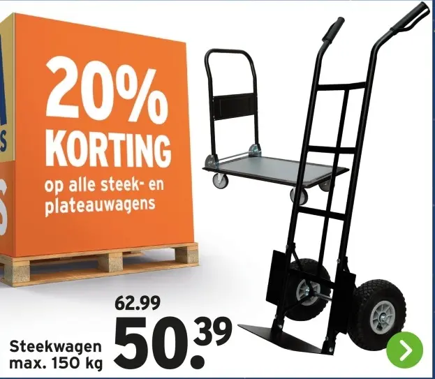 Aanbieding: Steekwagen