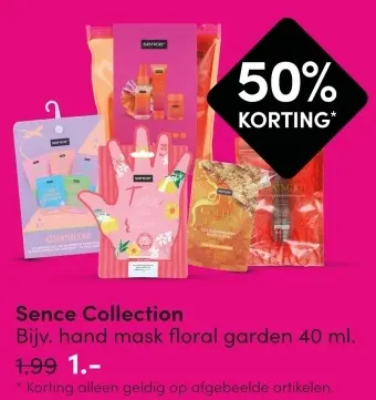 Aanbieding: hand mask floral garden