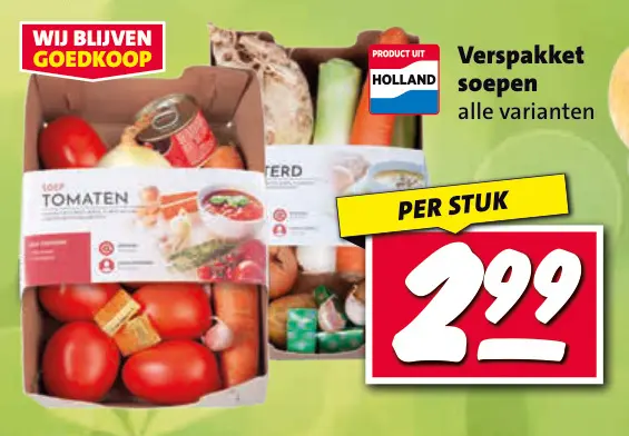 Aanbieding: Verspakket soepen
