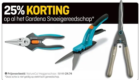 Aanbieding: NatureCut Heggenschaar