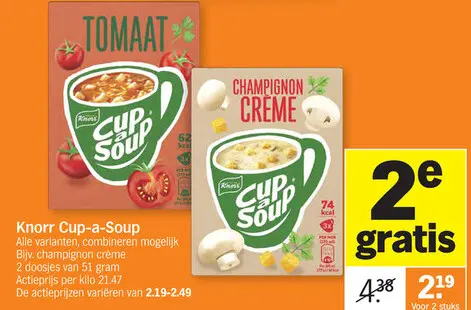 Promotie: Cup-a-Soup