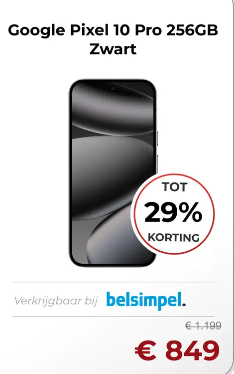 Aanbieding: Pixel 10 Pro