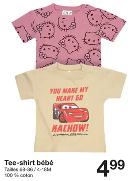 Offre: Tee-shirt bébé