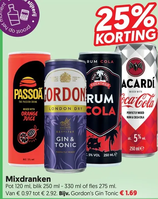 Aanbieding: Mixdranken