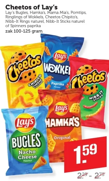 Aanbieding: Cheetos of Lay's