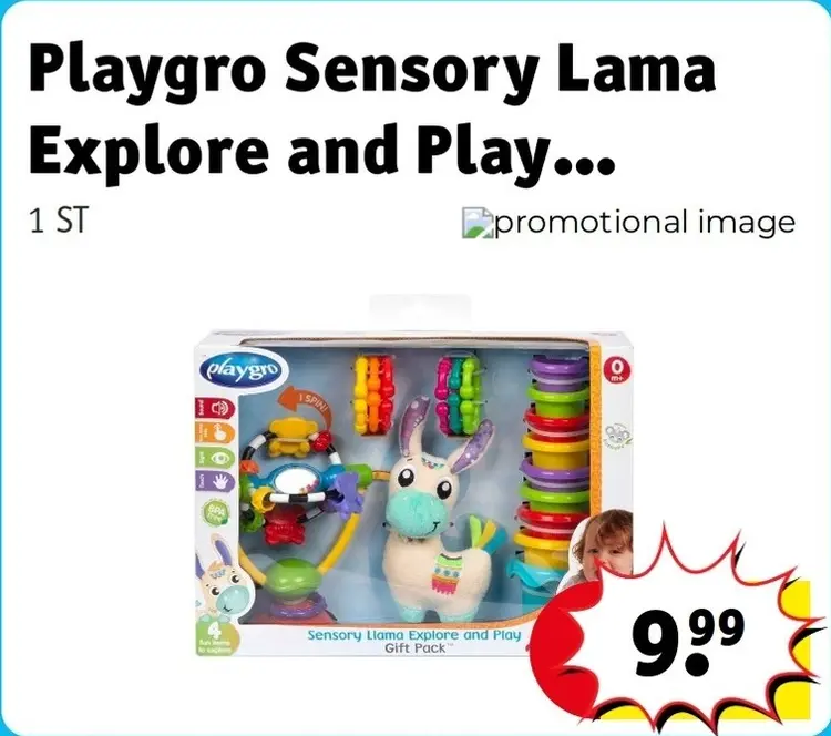 Promotie: Sensory Lama Explore and Play Gift Pack