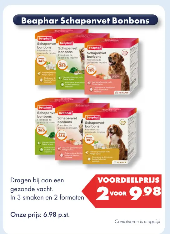 Aanbieding: Beaphar Schapenvet Bonbons