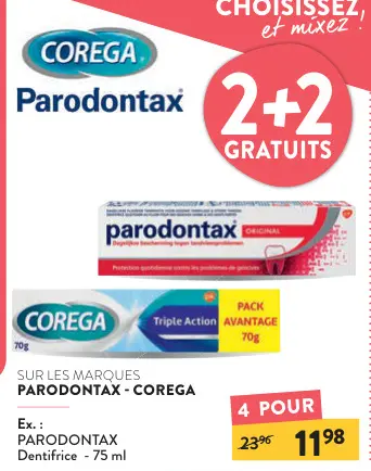 Offre: Dentifrice