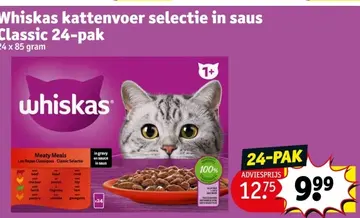 Aanbieding: Whiskas kattenvoer selectie in saus Classic 2