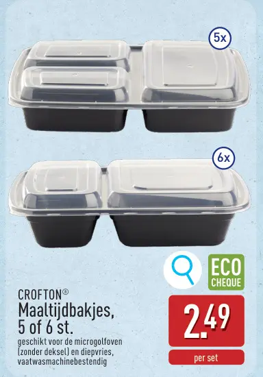 Promotie: Maaltijdbakjes