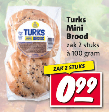 Aanbieding: Turks Mini Brood