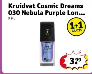 Aanbieding: Kruidvat Cosmic Dreams 030 Nebula Purple Lon.