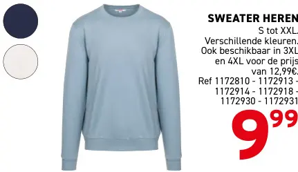 Promotie: Sweater heren
