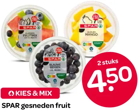 Aanbieding: Gesneden fruit