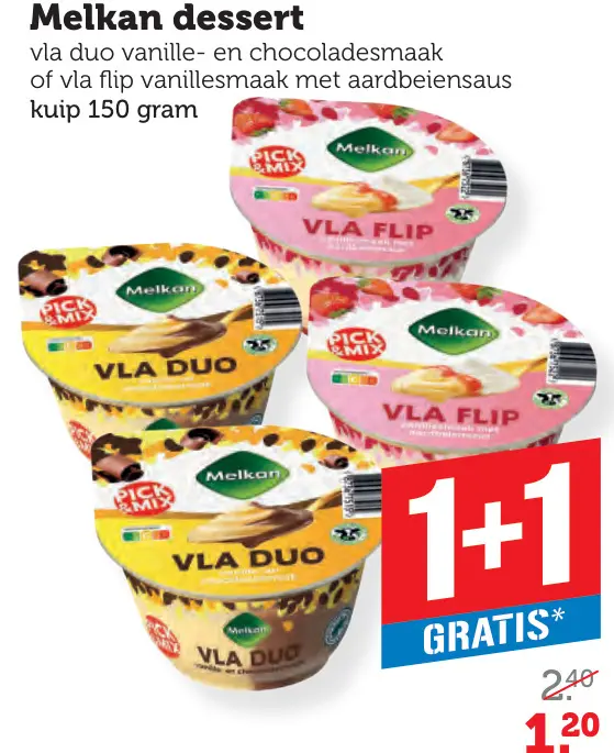 Aanbieding: Melkan dessert