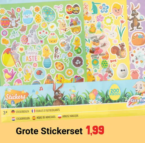 Aanbieding: Stickeren op Nummer Pasen