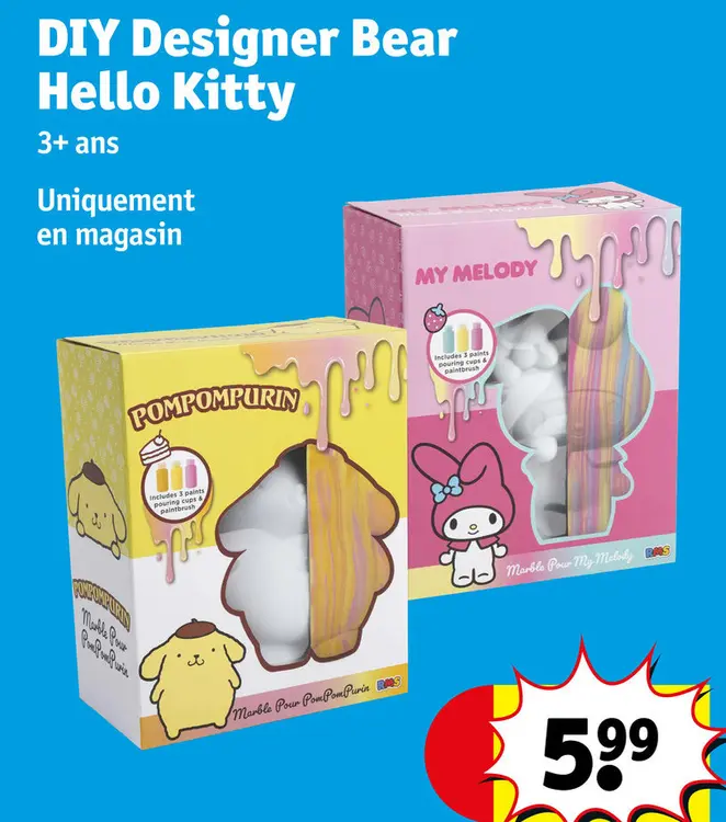 Offre: DIY Designer Bear Hello Kitty