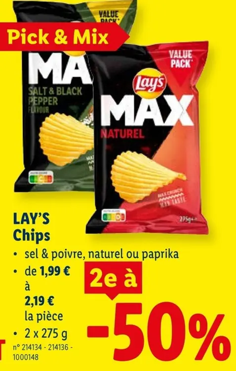 Offre: Chips
