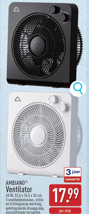Promotie: Ventilator