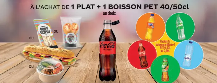 Offre: Plat + boisson pet
