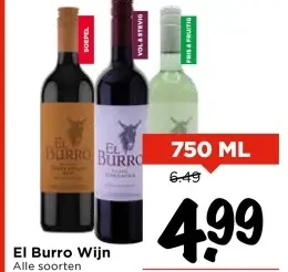 Aanbieding: El Burro Wijn