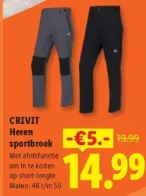 Aanbieding: Heren sportbroek