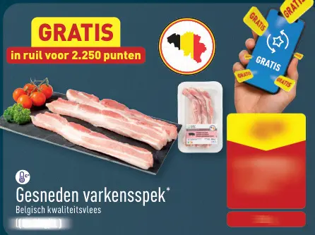 Promotie: Gesneden varkensspek