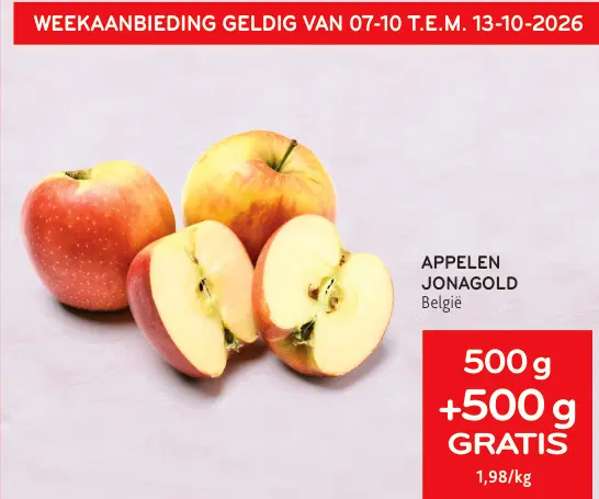 Promotie: Appelen Jonagold