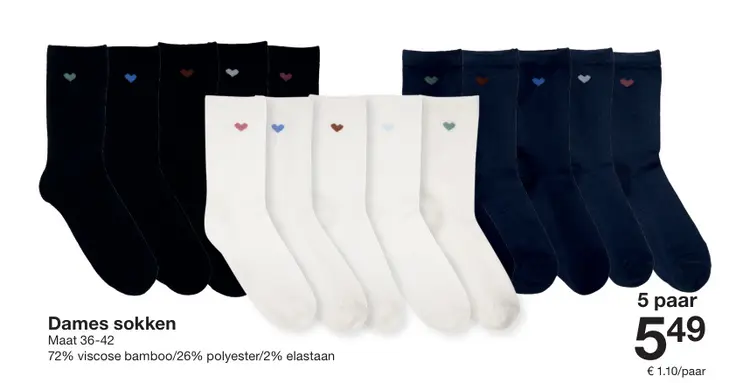 Aanbieding: Dames sokken