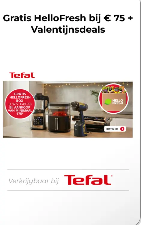 Aanbieding: Gratis HelloFresh