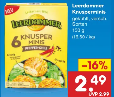 Aanbieding: Knusperminis