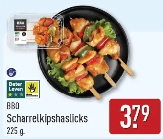 Aanbieding: BBQ Scharrelkipshaslicks