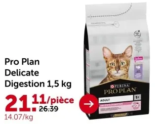 Offre: Pro Plan Delicate Digestion