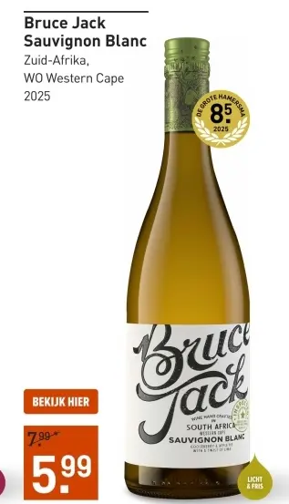 Aanbieding: Bruce Jack Sauvignon Blanc
