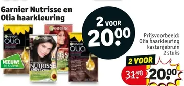 Aanbieding: Garnier Nutrisse en Olia haarkleuring