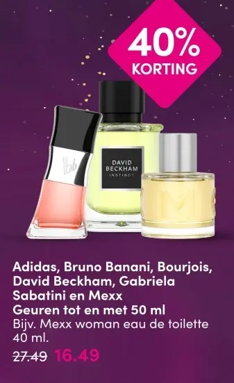 Aanbieding: Geuren tot en met 50 ml