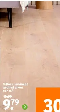 Aanbieding: Village laminaat geolied eiken