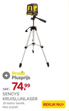 Aanbieding: Sencys kruislijnlaser