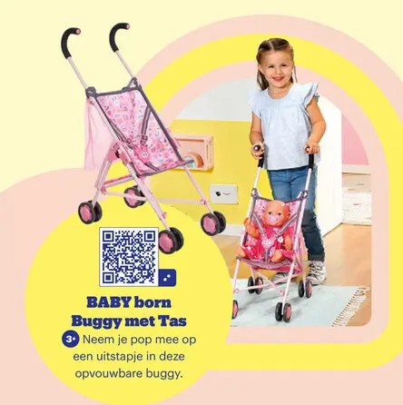 Aanbieding: BABY born Buggy met Tas