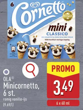 Promotie: Minicornetto