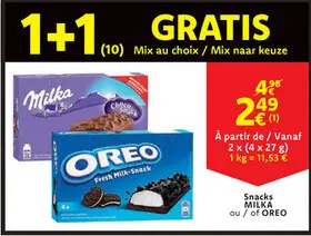 Offre: Snacks