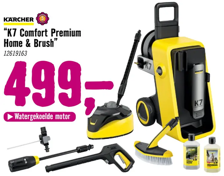 Aanbieding: Hogedrukreiniger K7 Comfort Premium Home & Brush