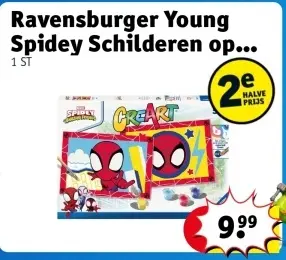 Aanbieding: Young Spidey Schilderen op Nummer