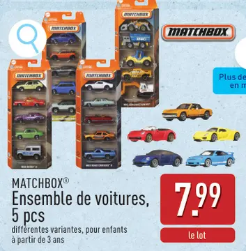 Offre: Ensemble de voitures