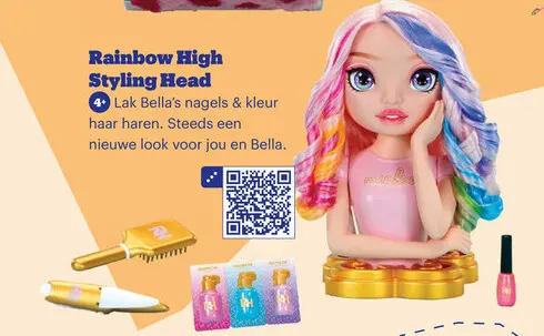 Aanbieding: Rainbow High Styling Head