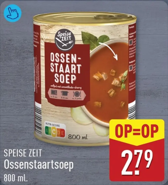 Aanbieding: Speise Zeit Ossenstaartsoep